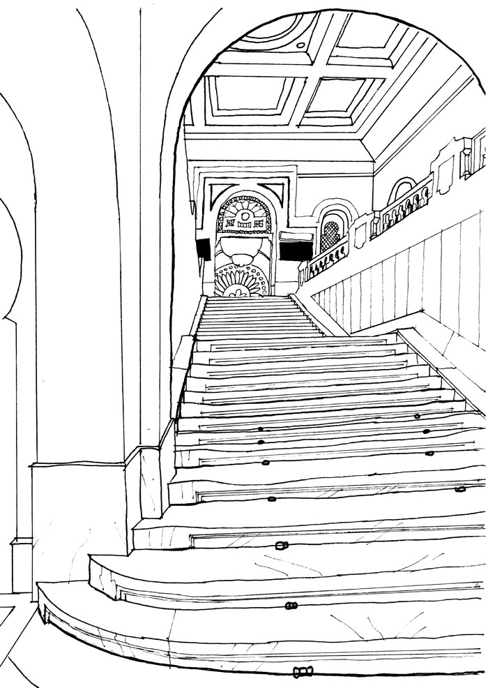 antiterroriste escaliers